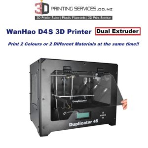 Wanhao D4S Steel dual extruder 3D Printer NZ