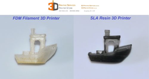 SLA vs FDM 3D Printer part