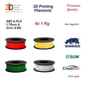 Premium 3D Printer filament 4x NZ
