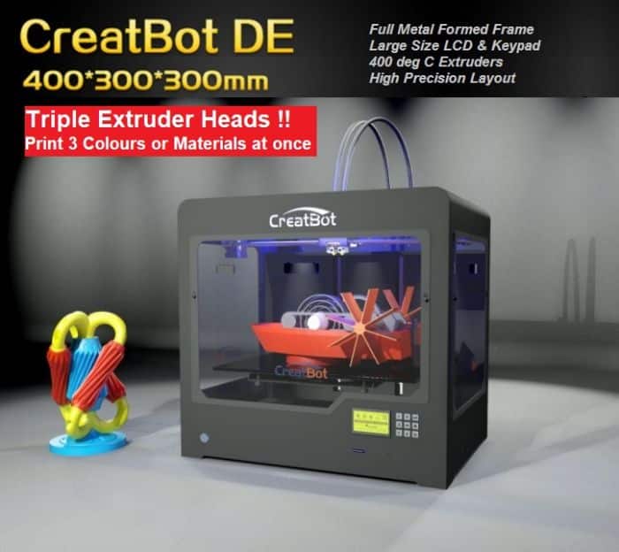 Creatbot DE 3 Head 3D Printer NZ
