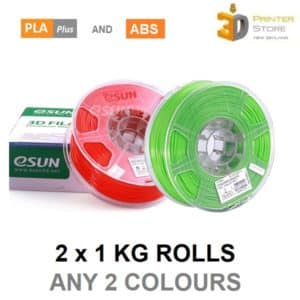 1 PLA & 1 ABS 3D Printing Filament package deal NZ