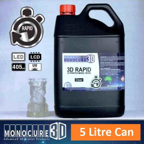 Clear 3D Printing Resin 5 Liter New Zealand
