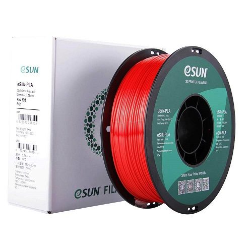 esun pla esilk red filament nz