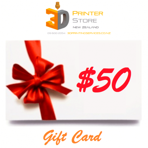 3D Printing Gift Card NZ