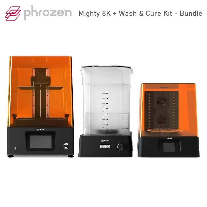 Phrozen Mighty 8K 3d printer with Wash & Cure bundle