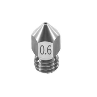 0.6mm hard stainless steel nozzle 3d printer new zealand