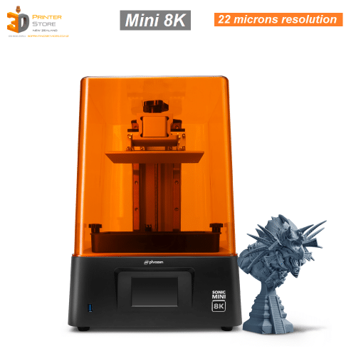 Mini 8k 22 um resolution LCD resin 3d printer Australia New Zealand