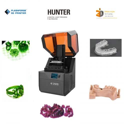 FlashForge Hunter DLP Resin Jewelry Dental 3d printer NZ Au