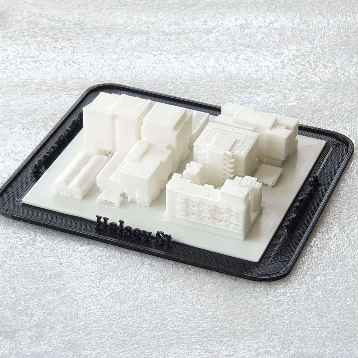 3d printed architecture for town plan