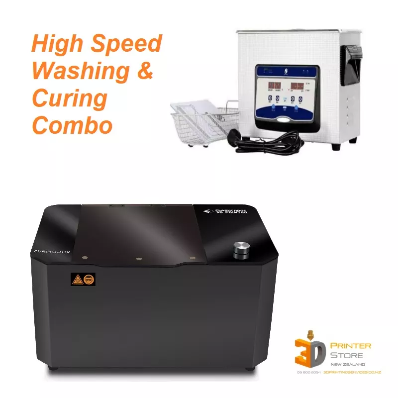 High speed washing & curing combo
