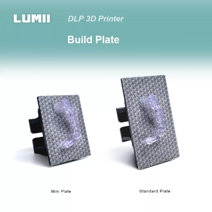 Lumii DLP printer Build plate