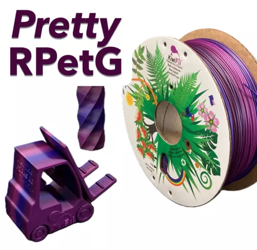 recycled petg in pretty colours