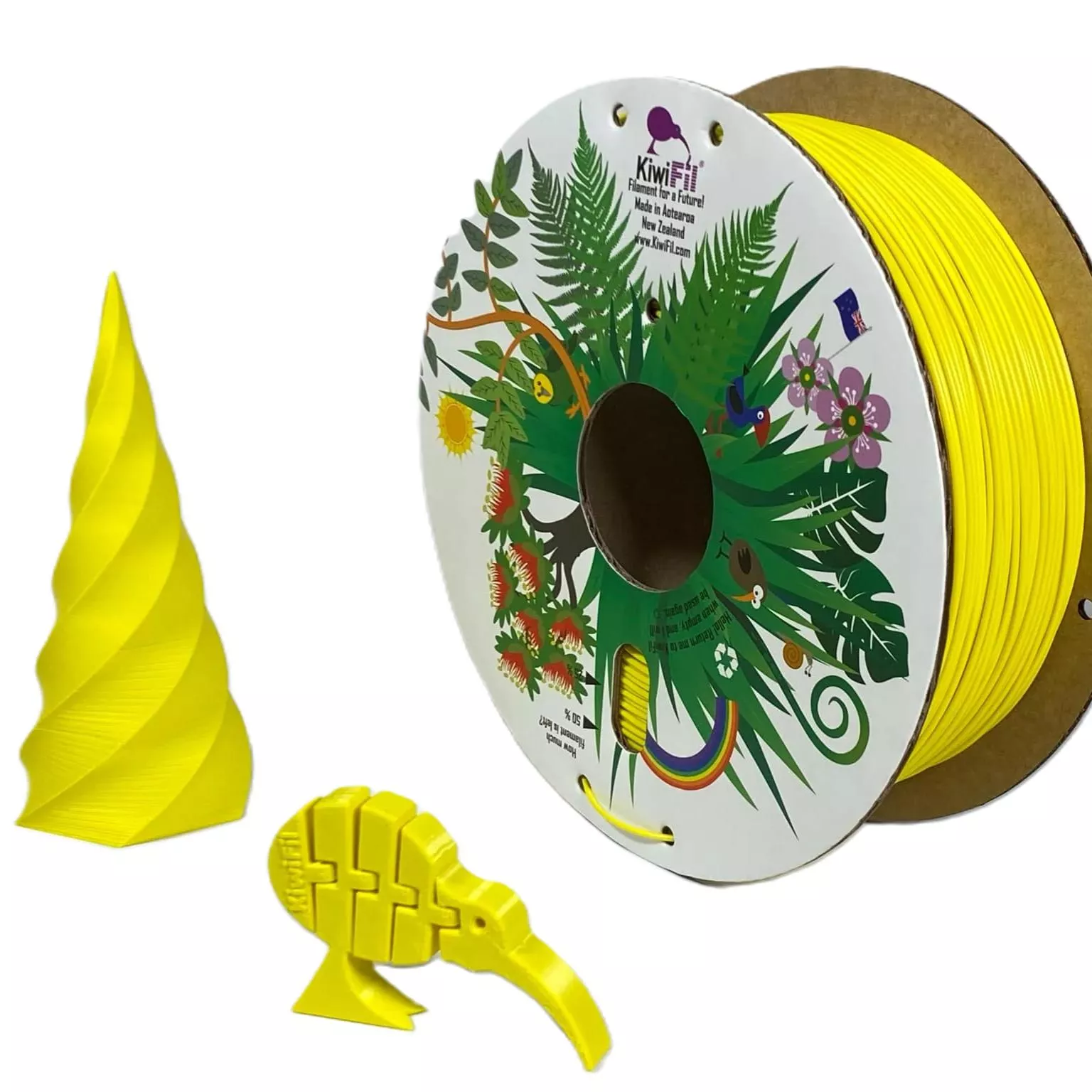 Bright Yellow rPLA NZ made