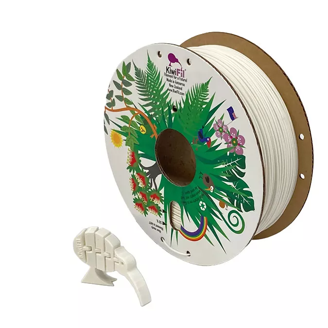 White rPLA filament made in NZ