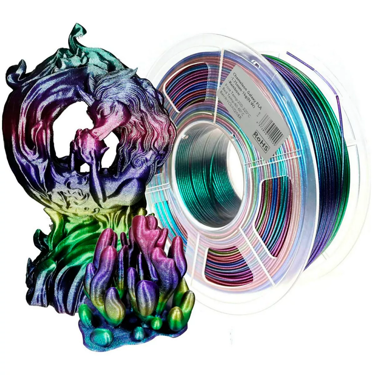 PLA Rainbow Colour Chameleon Galaxy