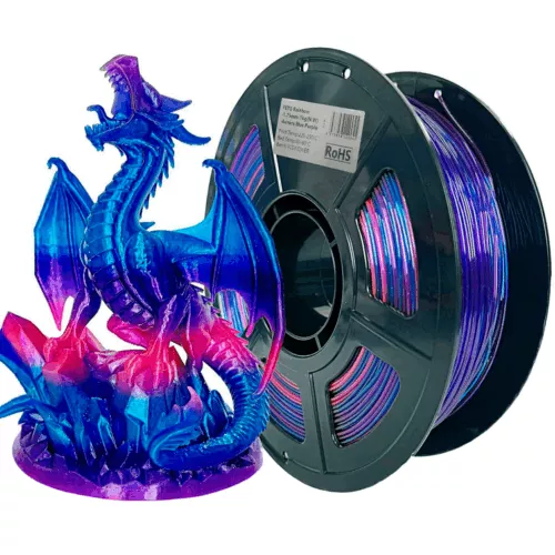 PETG Rainbow Colour Aurora Blue Purple