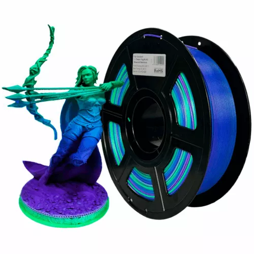 PLA Gradient Colour Emerald Rainbow