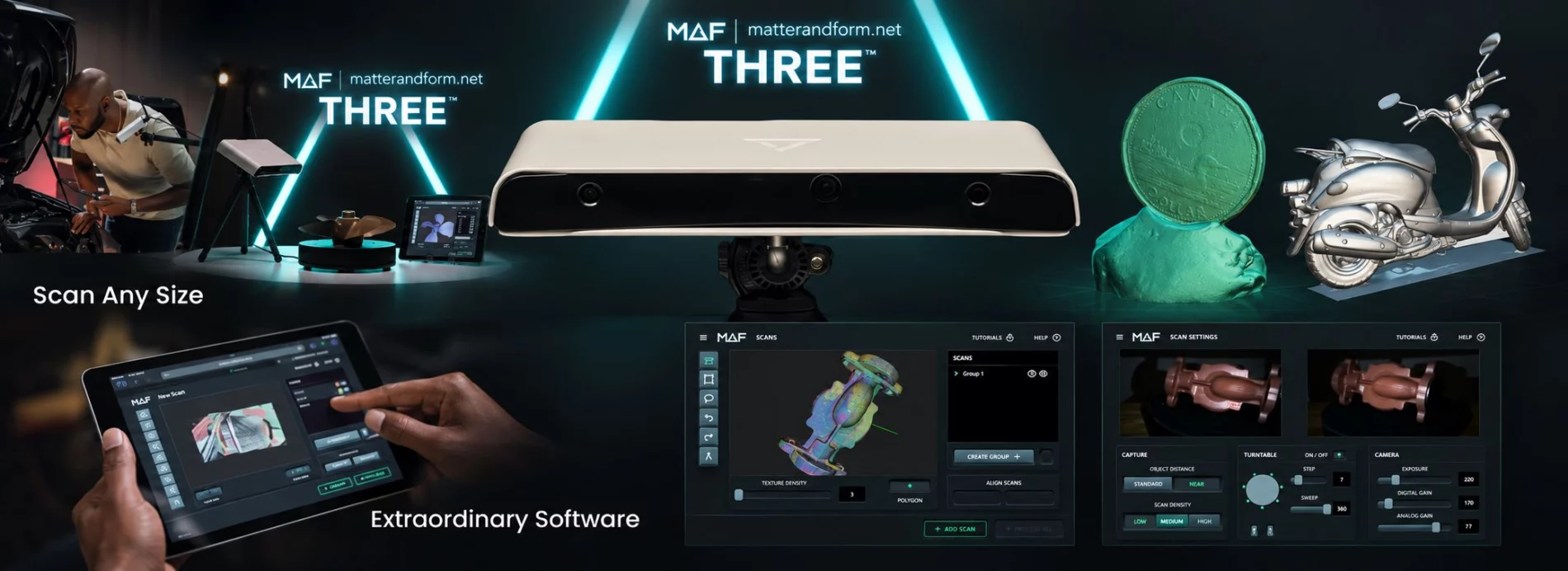 Matter And Form MAF3 3D Scanner NZ Australia